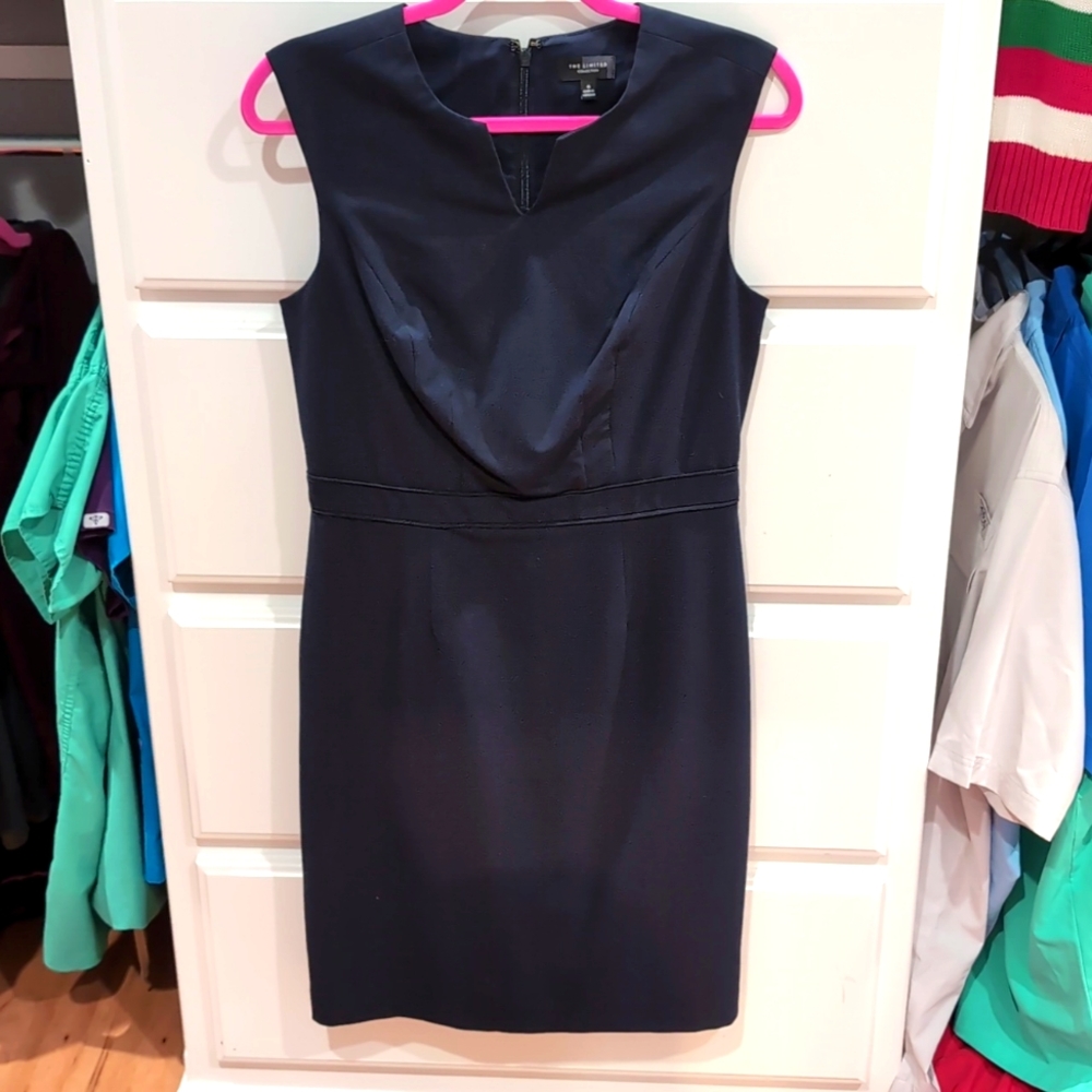 3/$30 Dark dark navy limited work dress